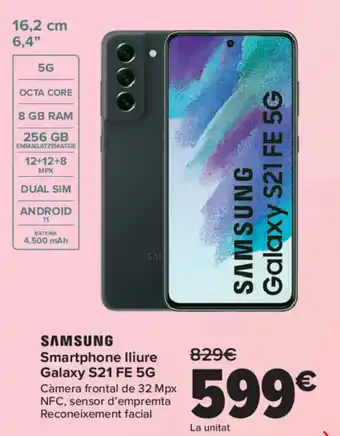Carrefour Galaxy S21 Fe 5g oferta