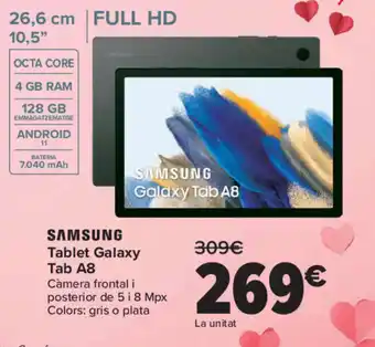 Carrefour Tablet Galaxy Tab A8 oferta