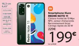 Carrefour Redmi Note 11 oferta