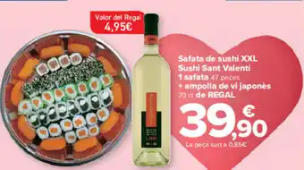 Carrefour Safata de Sushi XXL Sushi Sant Valentí oferta