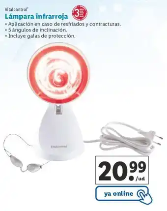Lidl Lámpara Infrarroja oferta