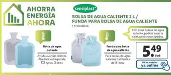 Lidl Bolsa de Agua Caliente 2L oferta
