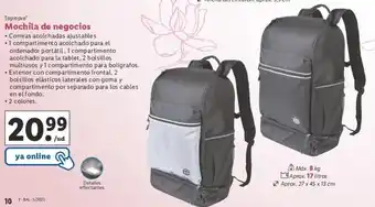 Lidl Mochila de Negocios oferta
