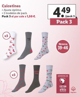 Lidl Calcetines oferta