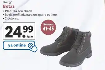 Lidl Botas oferta