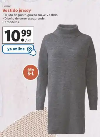 Lidl Vestido Jersey oferta