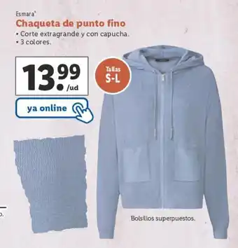 Lidl Chaqueta De Punto Fino oferta