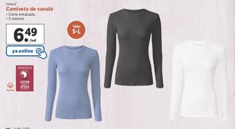 Lidl Camiseta de Canalé oferta