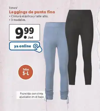 Lidl Leggings de Punto Fino oferta