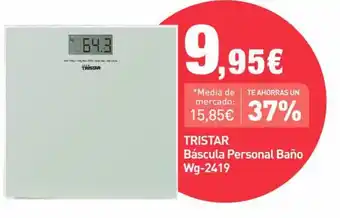 Tristar Báscula Personal Baño Wg-2419