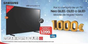 Tien 21 Samsung led qe75q65bauxxc oferta