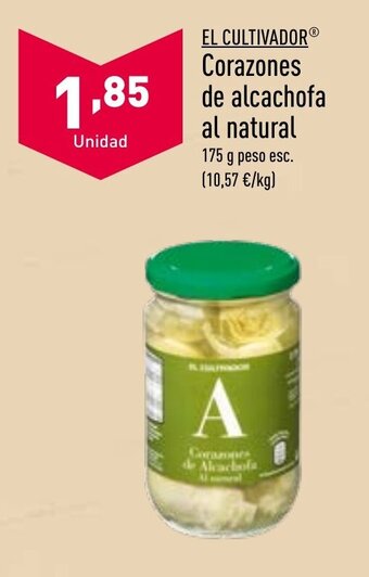 ALDI Corazones De Alcachofa Al Natural oferta