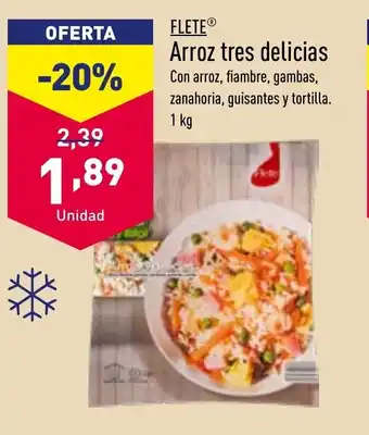 ALDI Arroz Tres Delicias oferta