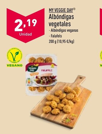 ALDI Albóndigas Vegetales oferta