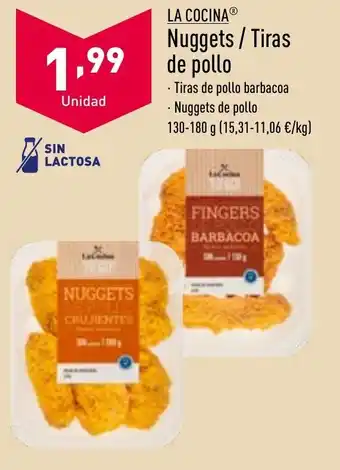 ALDI Nuggets / Tiras De Pollo oferta