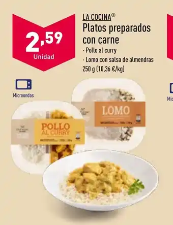 ALDI Platos Preparados Con Carne oferta