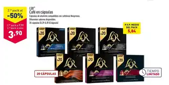 ALDI Café en Cápsulas oferta