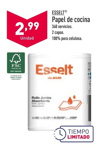 ALDI Papel de Cocina oferta