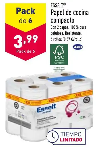 ALDI papel De Cocina Compacto oferta