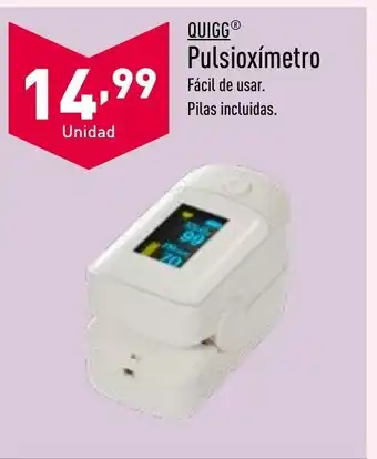 ALDI Pulsioxímetro oferta