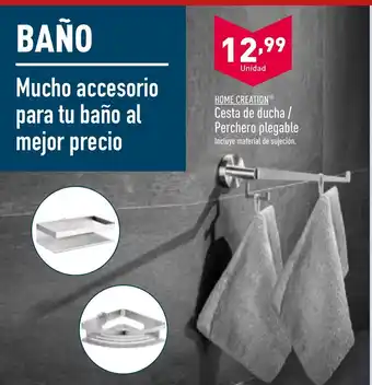 ALDI Cesta de Ducha / Perchero Plegable oferta