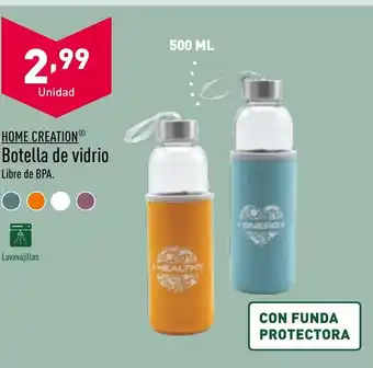 ALDI Botella de Vidrio oferta