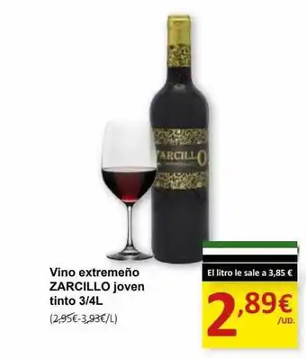 SPAR Vino extremeño zarcillo joven tinto oferta