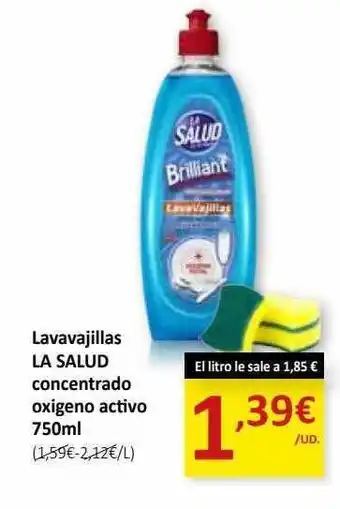 SPAR Lavavajillas la salud concentrado oxigeno activo oferta
