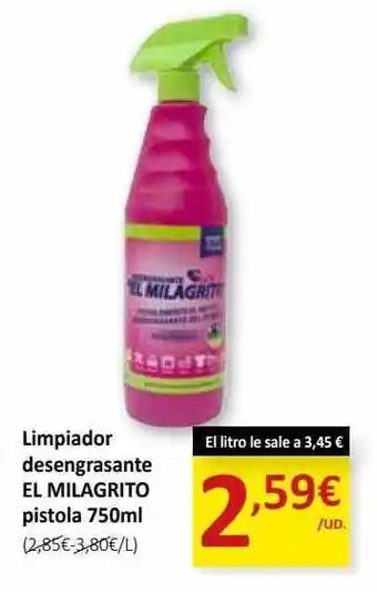 SPAR Limpiador desengrasante el milagrito oferta