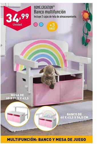 ALDI Home creation banco multifunción oferta