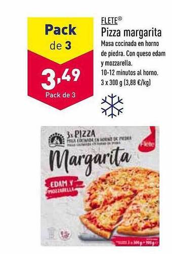 ALDI Flete pizza margarita oferta