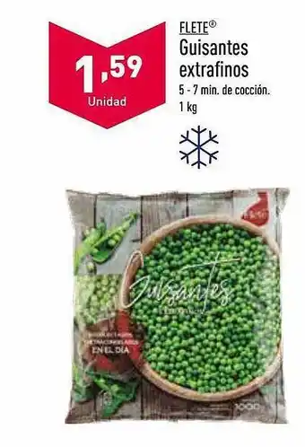 ALDI Flete guisantes extrafinos oferta