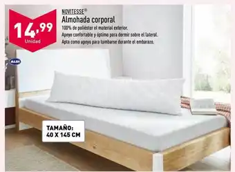 ALDI Novitesse almohada corporal oferta
