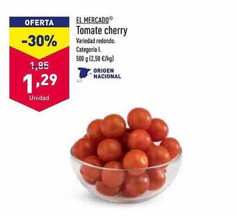 ALDI El mercado tomate cherry oferta