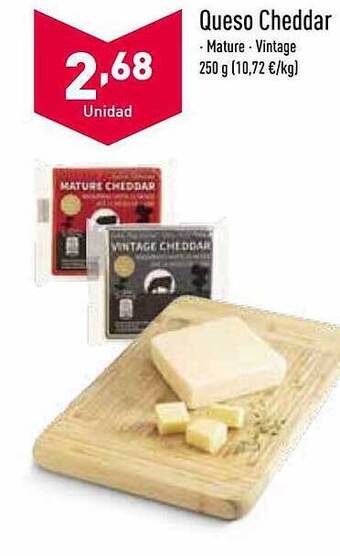 ALDI Queso cheddar oferta