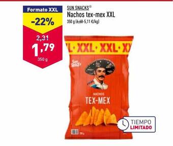 ALDI Sun snacks nachos tex-mex xxl oferta