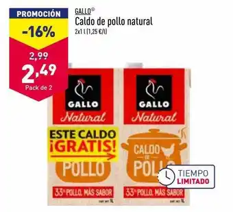 ALDI Gallo caldo de pollo natural oferta