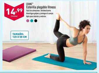 ALDI Crane esterilla plegable fitness oferta