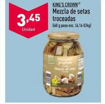 ALDI King's crown mezcla de setas troceadas oferta