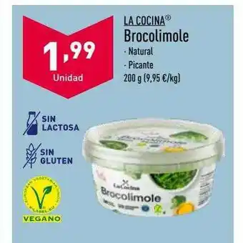 ALDI La cocina brocolimole vegano oferta