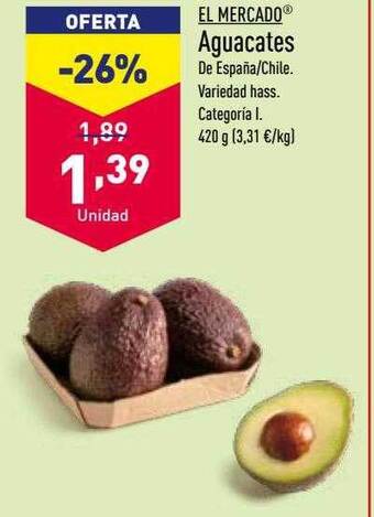 ALDI El mercado aguacates oferta