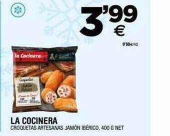 BM Supermercados La cocinera croquetas artesanas jamón ibérico oferta