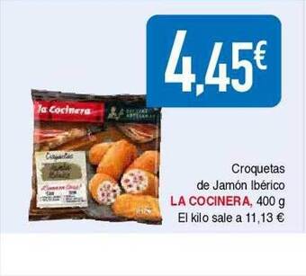 Masymas Croquetas de jamón ibérico la cocinera oferta