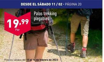 ALDI Palos trekking plegables oferta