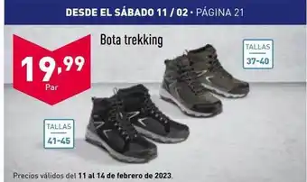 ALDI Bota trekking oferta