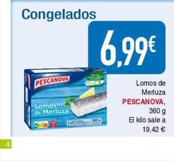 Masymas Lomos de merluza pescanova oferta