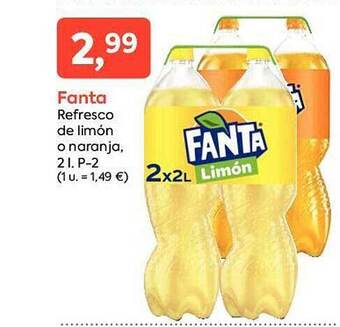 Suma Supermercados Fanta refresco de limón o naranja oferta