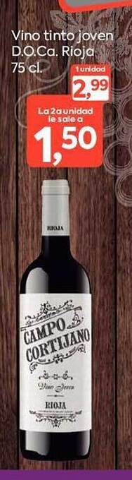 Suma Supermercados Vino tinto joven d.o.ca. rioja oferta