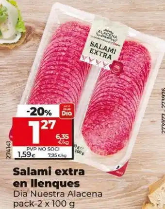 Dia Salami Extra En Ilenques oferta
