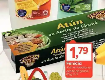 Suma Supermercados Fenicia atún en trocitos en aceite de girasol oferta